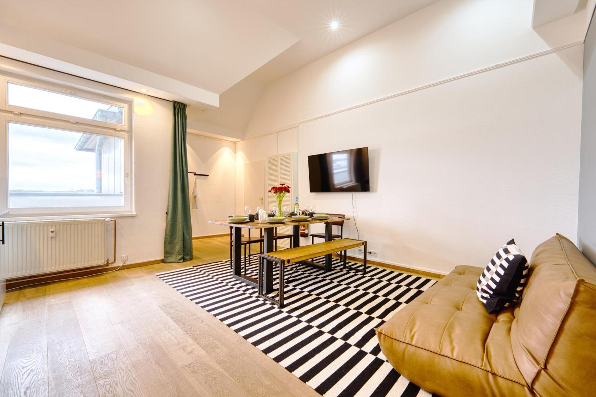 Appartement Big Urban Loft - Bis Zu 20 Personen - 180qm - 180 Grad Skyline Balkon